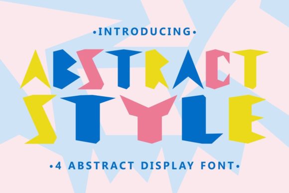 Abstract Style Font