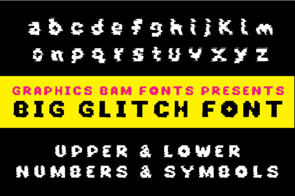 Big Glitch Font for Bold Web Design