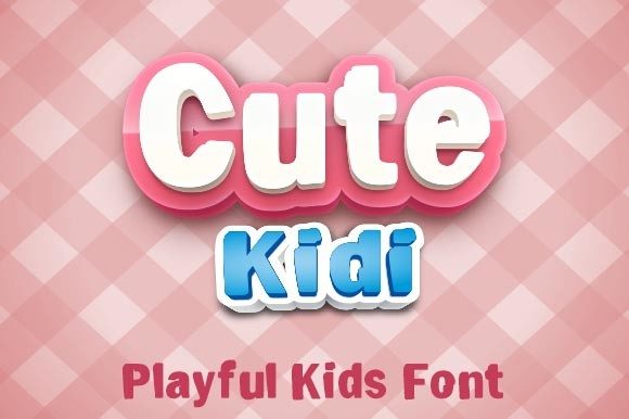 Cute Kidi Font for Creative Projects