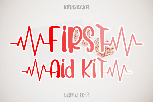 First Aid Kit: A Unique Display Font for Editorial Design