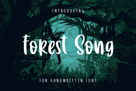 Forest Song Font for Editorial Design