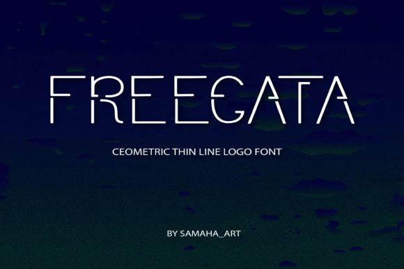 Freegata: A Bold Display Font