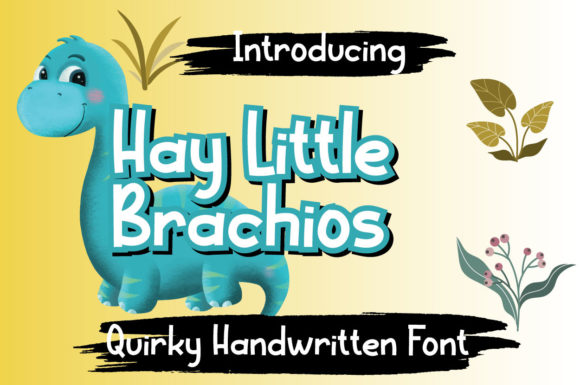 Hay Little Brachios: A Playful Display Font for Branding