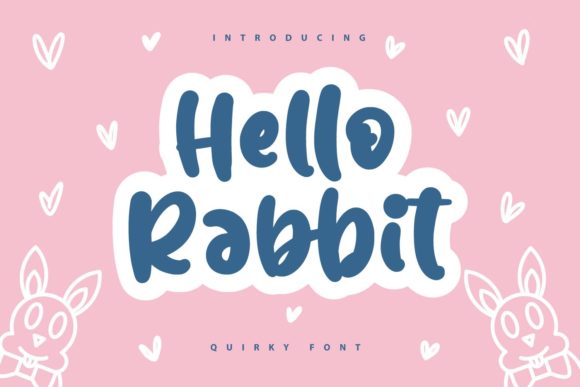Hello Rabbit Font for Web Design