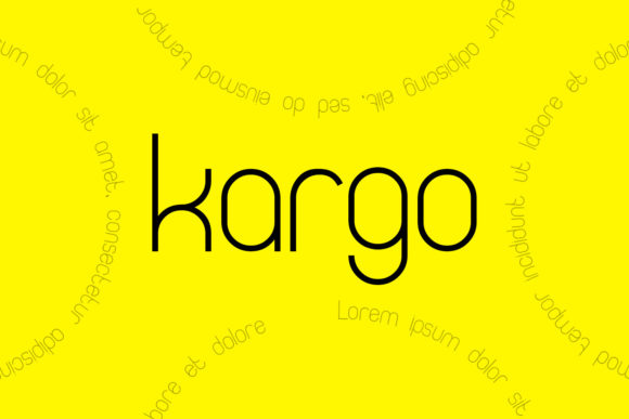 Kargo: A Thin Display Font for Modern Editorial Design