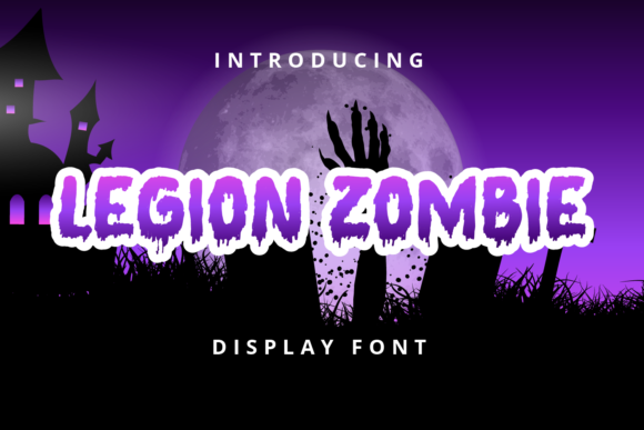 Legion Zombie: The Ultimate Display Font for Spooky Web Design