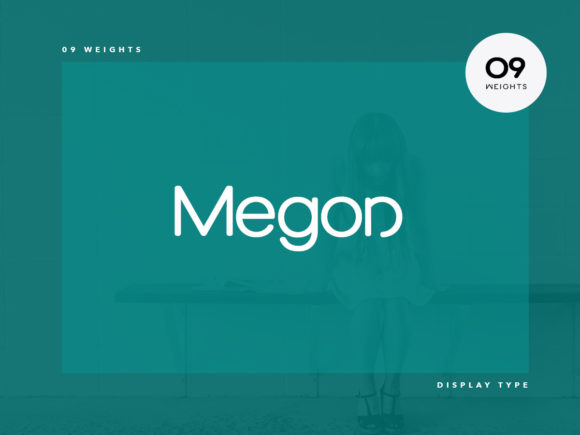 Megon: A Modern Display Font for Bold Branding