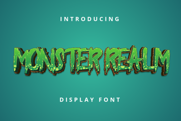 Monster Realm Font for Bold Web Design