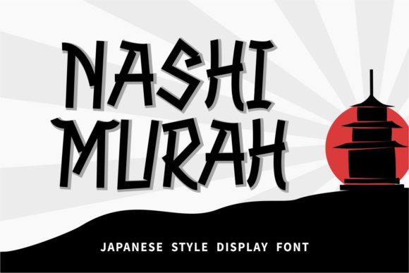 Nashi Murah: A Japanese Inspired Display Font for Editorial Design