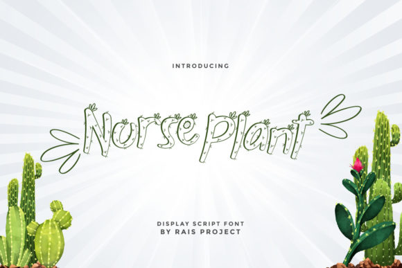 Nurse Plant: A Unique Display Font for Bold Branding