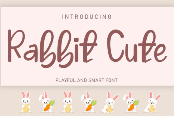 Rabbit Cute: The Playful Display Font for Handmade Brands