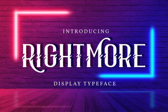Rightmore Font for Web Design