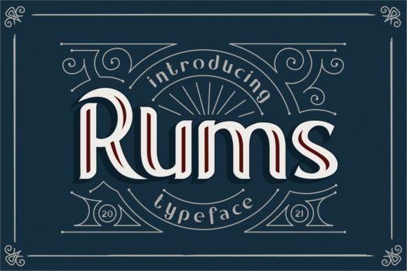Rums Font for Bold Web Design