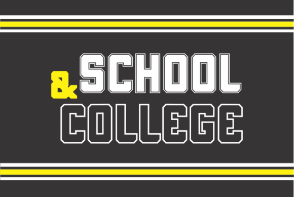 School and College Font
