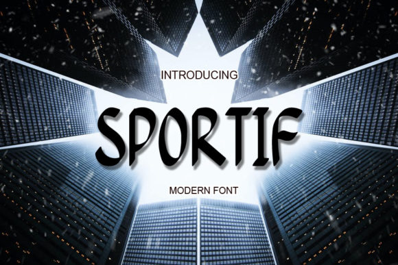 Sportif: The Modern Display Font for Brand Growth