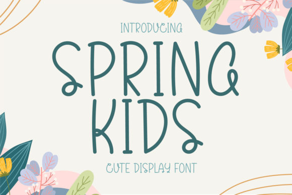 Spring Kids Font for Web Design
