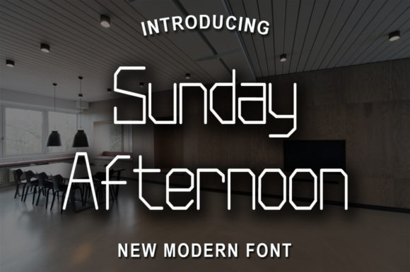 Sunday Afternoon Font for Business Branding