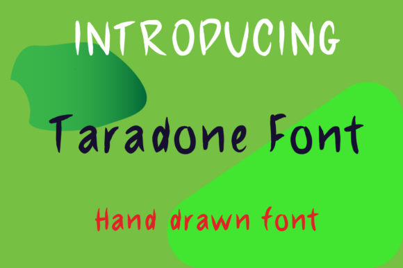 Taradone Font for Creative Design