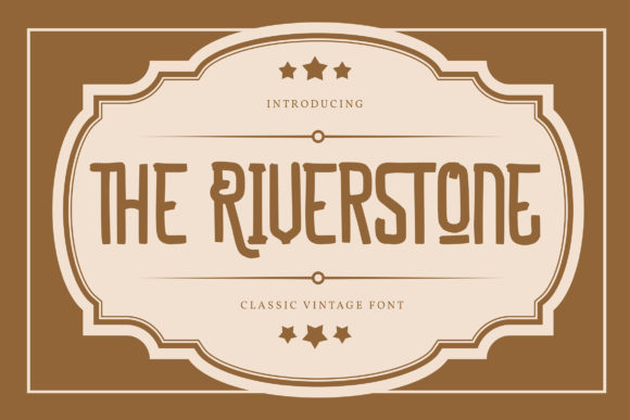 The Riverstone Font for Creative Campaigns