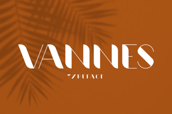 Vannes: A Modern Display Font for Creative Projects